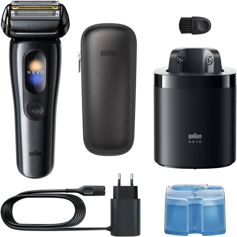 Braun NEVO 15010C električni brivnik s čistilno in polnilno postajo 1 kos