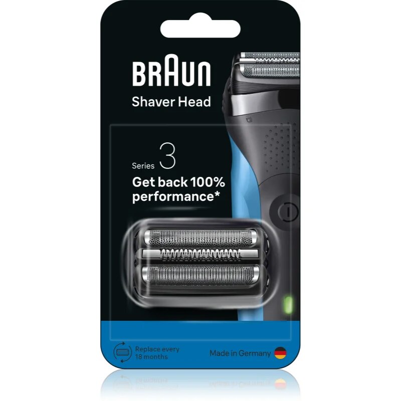 Braun Series 3 21B nadomestne glave za britje z električnim strojčkom 1 kos