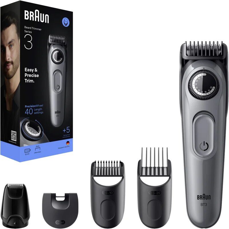 Braun Series 3 BT3560 prirezovalnik brade s 5 orodji za oblikovanje 1 kos