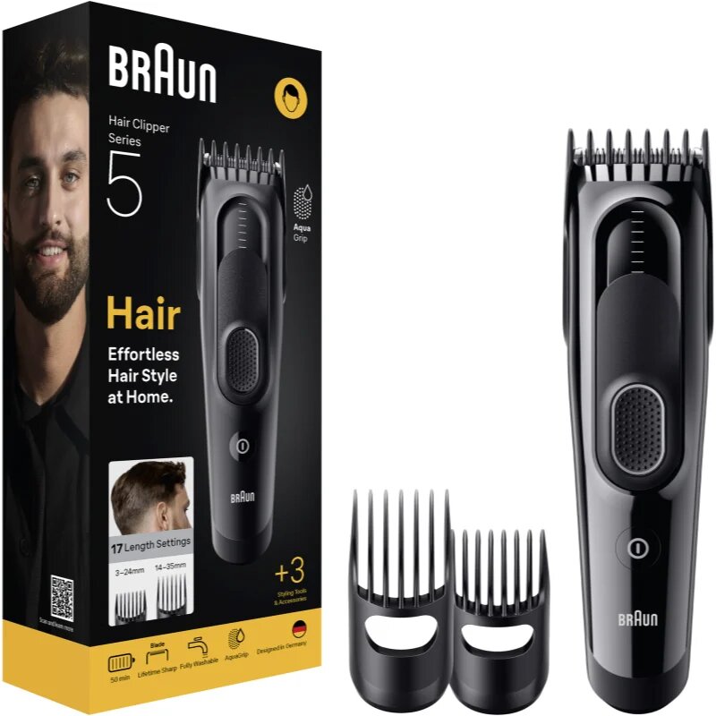 Braun Series 5 HC5530 prirezovalnik za lase s 3 orodji za oblikovanje 1 kos