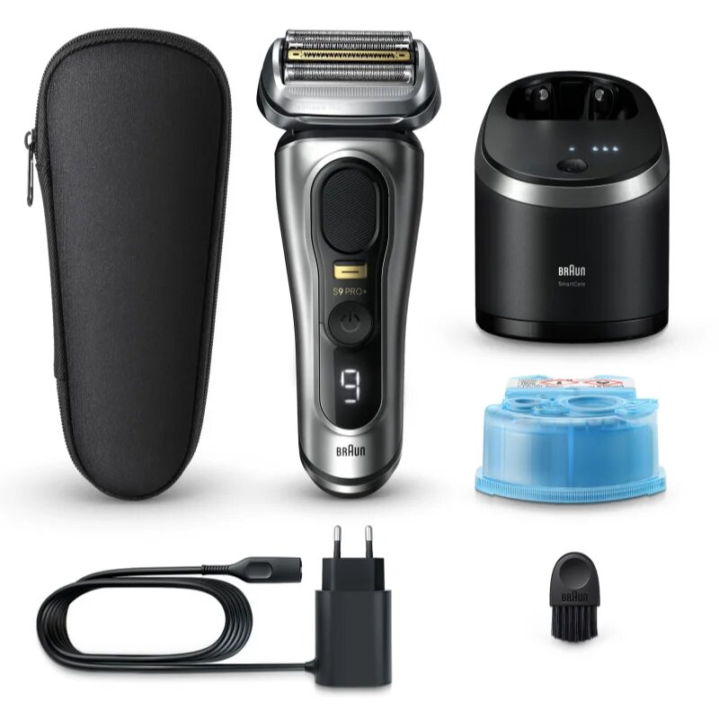 Braun Series 9 PRO+ 9567cc električni brivnik s čistilno in polnilno postajo Silver 1 kos