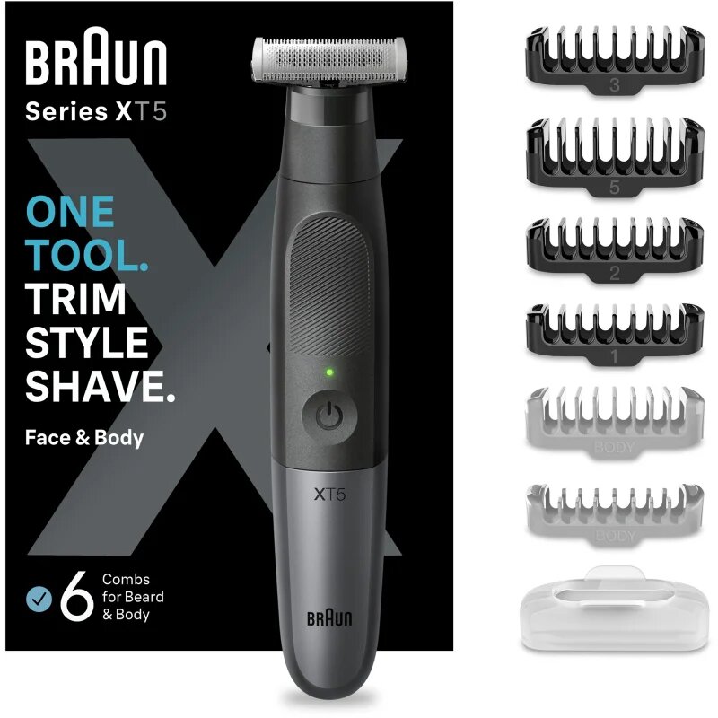 Braun Series X XT5200 prirezovalnik in brivnik za brado