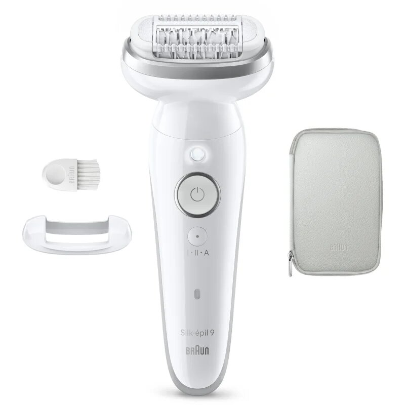 Braun Silk-épil 9 9-011 epilator s popolnoma prilagodljivo glavo za mokro in suho britje 1 kos