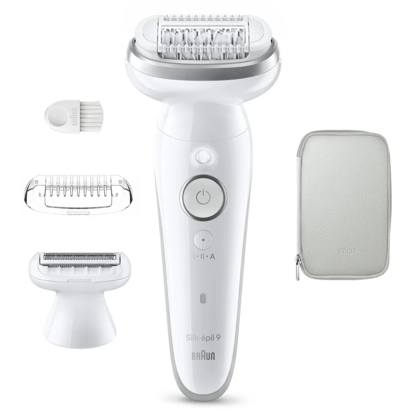 Braun Silk-épil 9 9-030 epilator s popolnoma prilagodljivo glavo za mokro in suho britje 1 kos