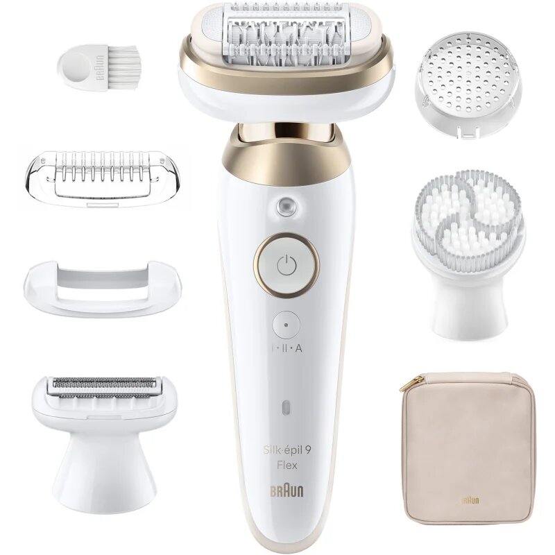 Braun Silk-épil 9 9-060 3D epilator s popolnoma prilagodljivo glavo za mokro in suho britje 1 kos