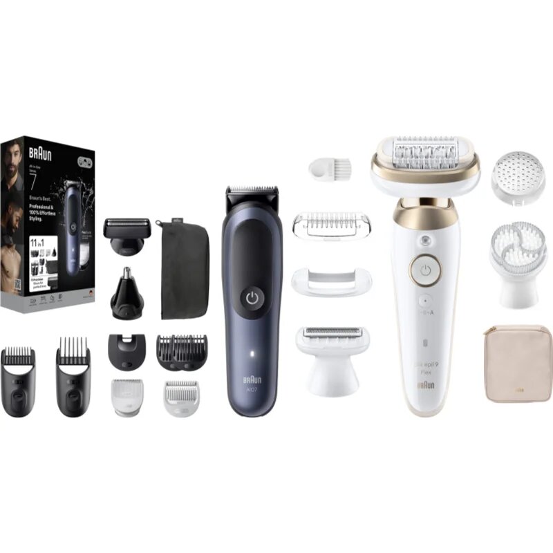 Braun Silk-épil 9 & All-In-One Series 7 set za lase in telo