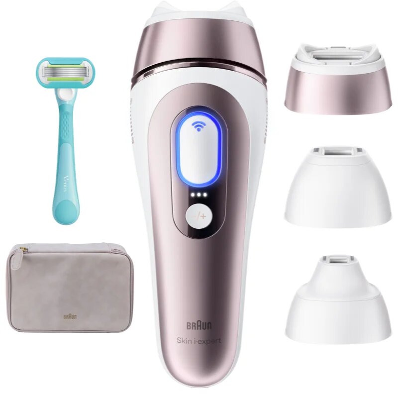 Braun Smart IPL Skin i·expert PL7321 pametna naprava IPL za odstranjevanje dlačic za telo obraz predel bikinija in podpazduhe 1 kos