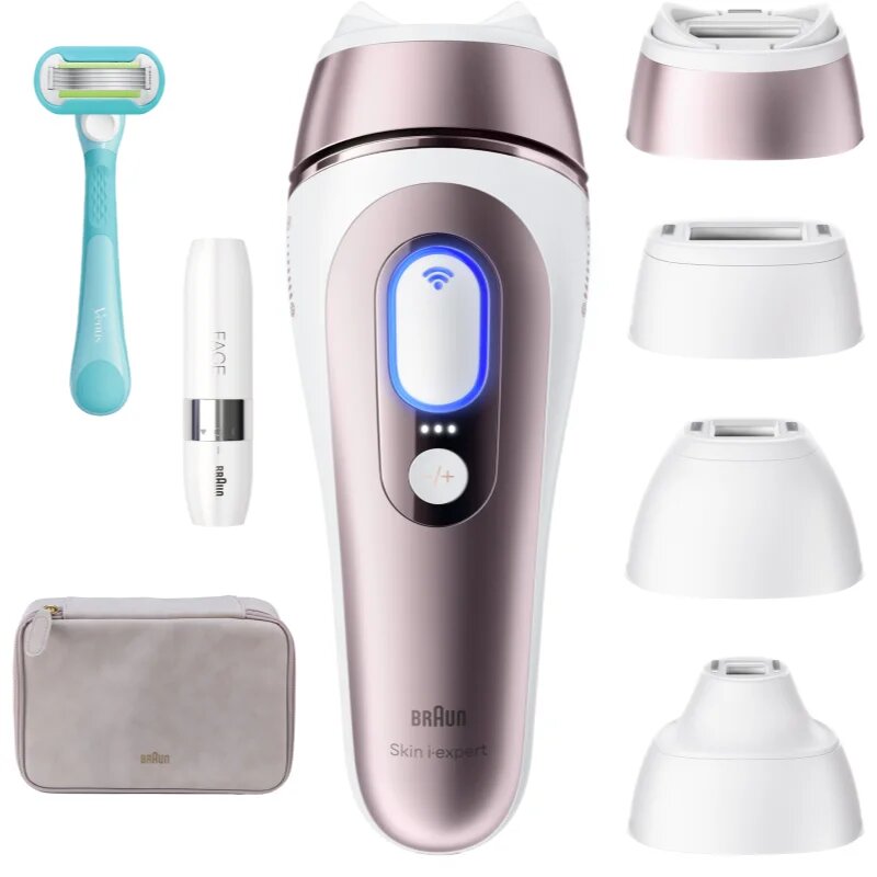 Braun Smart IPL Skin i·expert PL7432 pametna naprava IPL za odstranjevanje dlačic za telo obraz predel bikinija in podpazduhe 1 kos