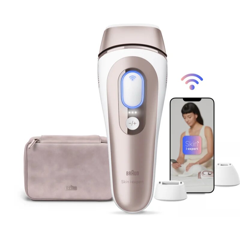 Braun Smart Skin Expert IPL7147 pametna naprava IPL za odstranjevanje dlačic za telo obraz predel bikinija in podpazduhe 1 kos