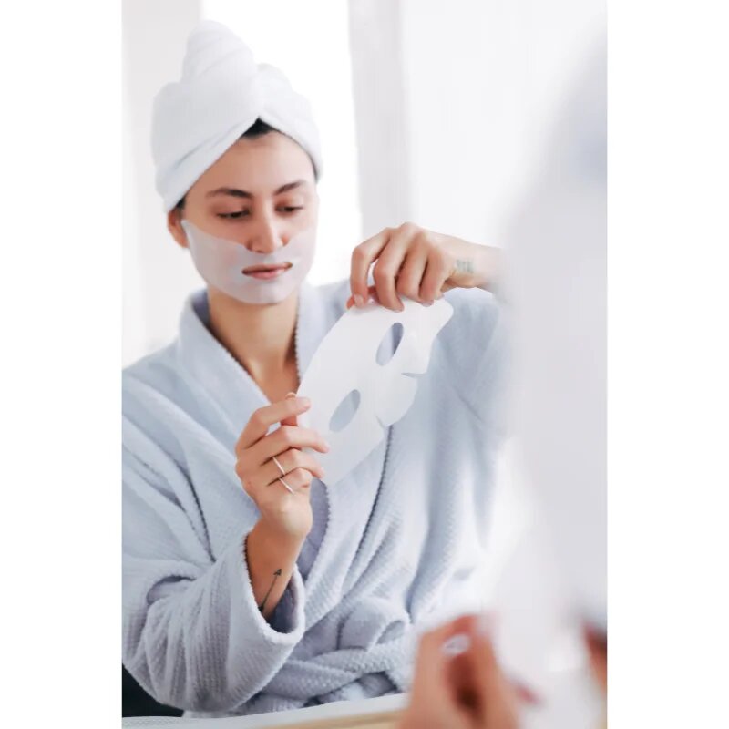 breakout + aid Bio-Collagen Real Deep Mask maska za spanje s kolagenom 1 kos