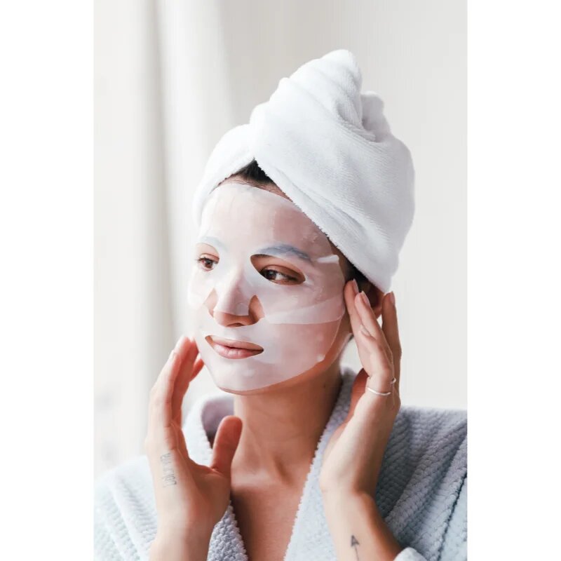 breakout + aid Bio-Collagen Real Deep Mask maska za spanje s kolagenom 1 kos