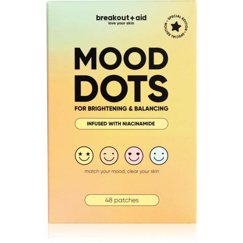 breakout + aid MOOD DOTS obliži za problematično kožo z niacinamidom 48 kos