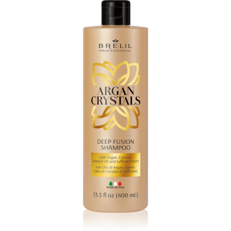 Brelil Professional Cristalli di Argan Deep Fusion Shampoo vlažilni šampon z arganovim oljem 400 ml
