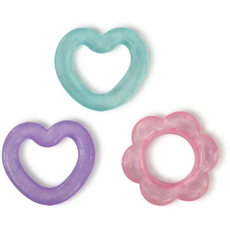 Bright Starts Chill & Teethe Pretty in Pink grizalo 3 m+ 3 kos
