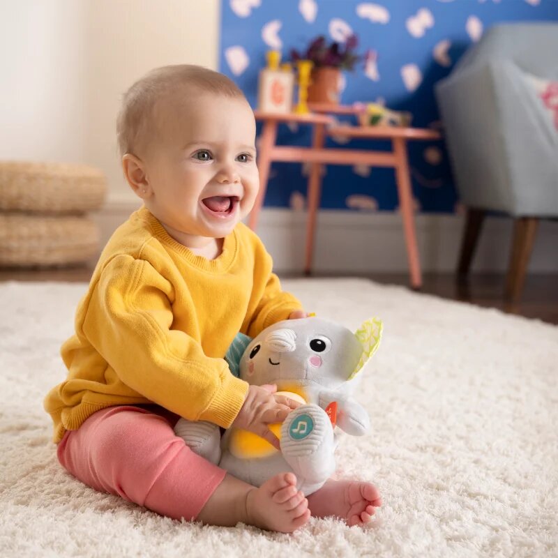 Bright Starts Hug-a-bye Baby™ plišasta igrača z melodijo 0 m+ 1 kos
