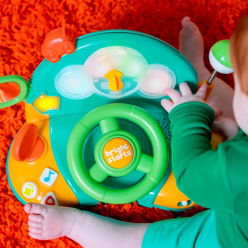 Bright Starts Lights & Colors Driver aktivnostna igrača z melodijo 6 m+ 1 kos