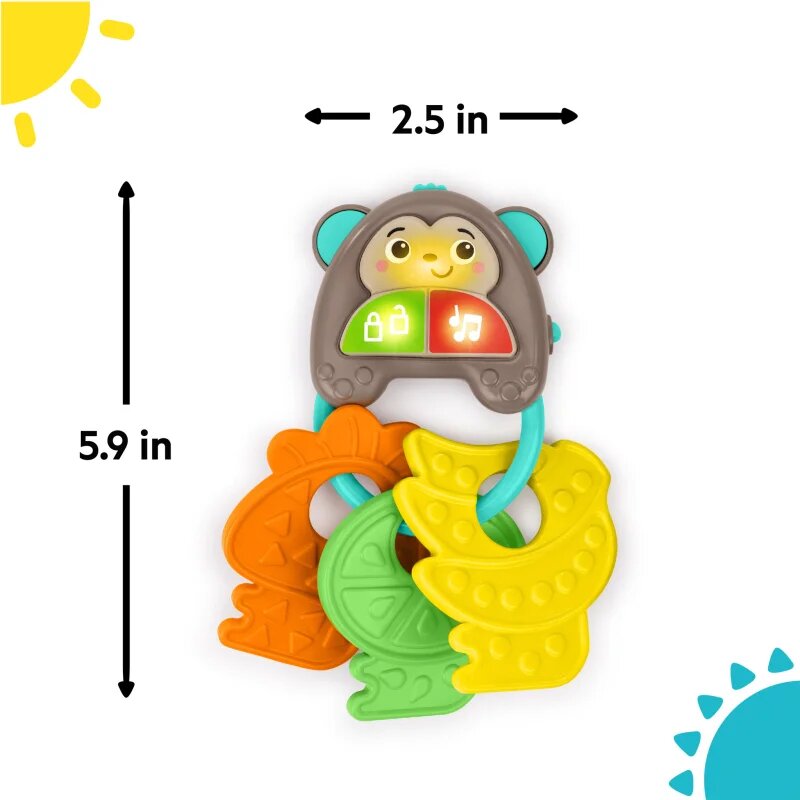 Bright Starts MonKeys glasbena igrača 6 m+ 1 kos