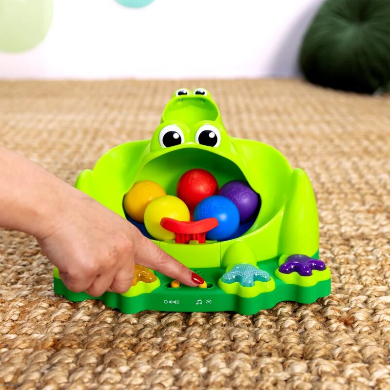 Bright Starts Poppin' Ball Frog aktivnostna igrača z melodijo 6 m+ 1 kos