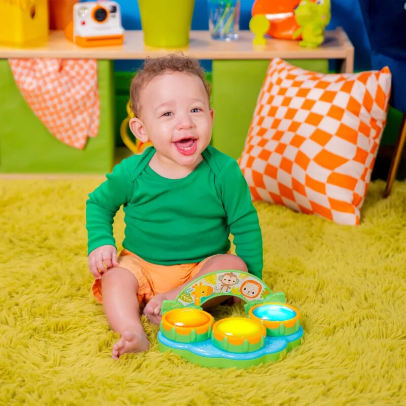 Bright Starts Safari Beats aktivnostna igrača z melodijo 3 m+ 1 kos