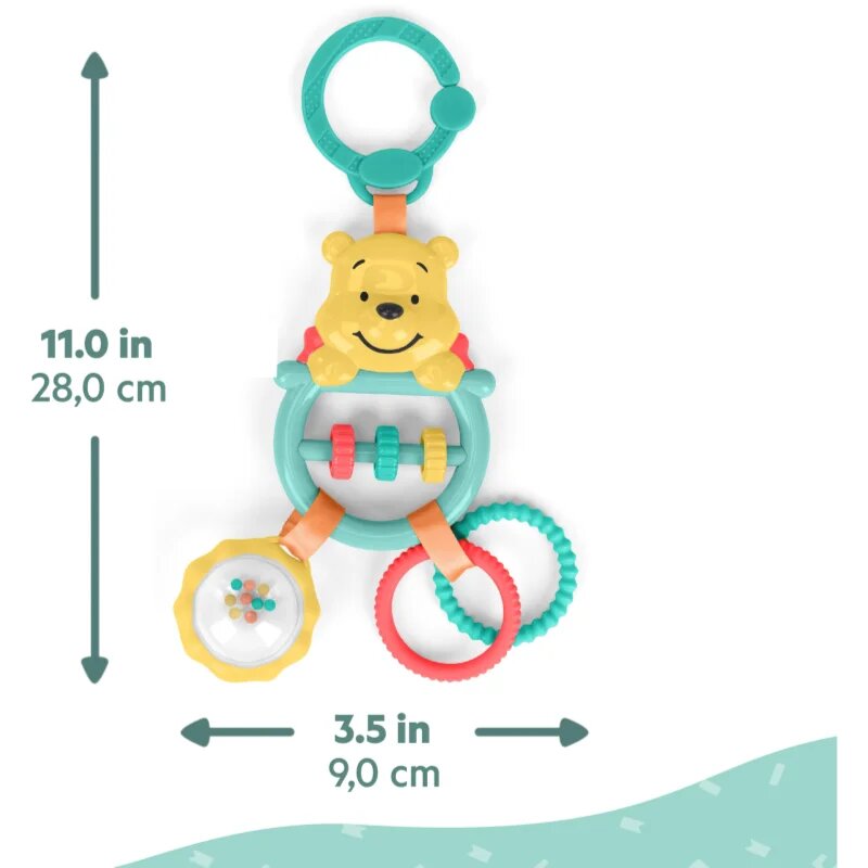 Bright Starts Winnie the Pooh Busy Bear aktivnostna igrača 1 kos