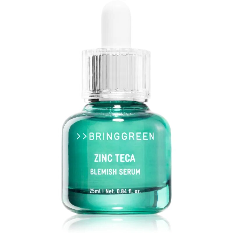 BRINGGREEN Zinc Teca Blemish Serum pomirjajoči serum za razširjene pore 25 ml