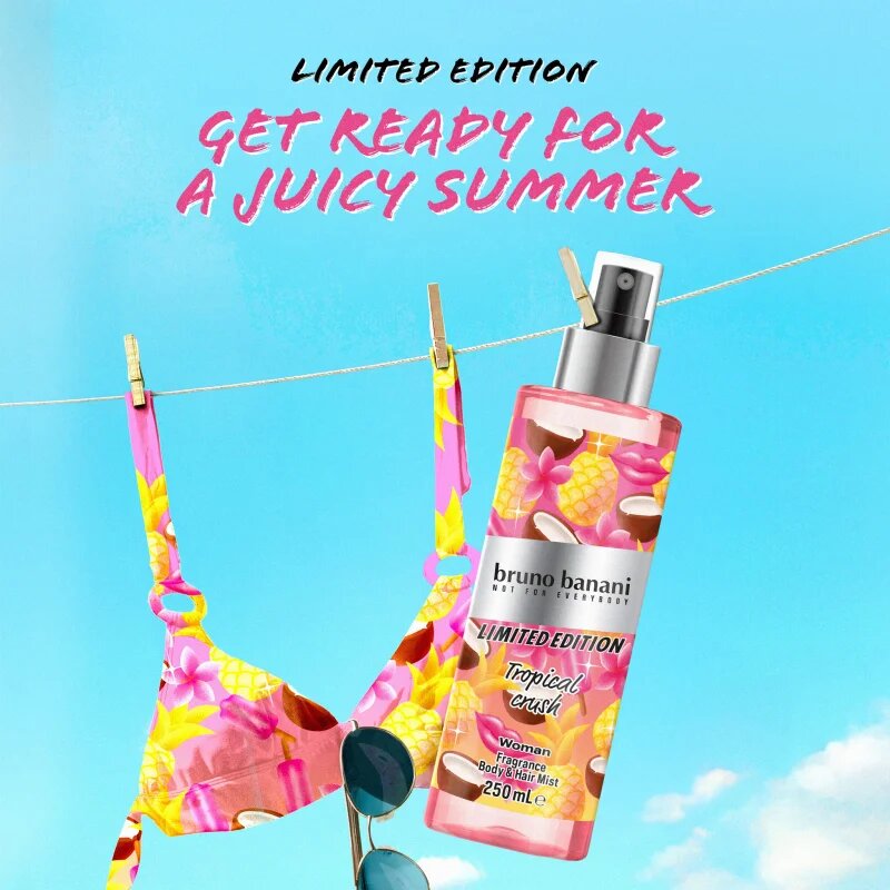 Bruno Banani Limited Edition Tropical Crush odišavljeno pršilo za telo za ženske 250 ml