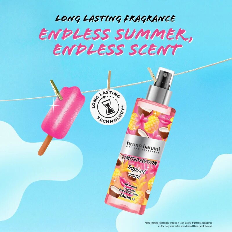 Bruno Banani Limited Edition Tropical Crush odišavljeno pršilo za telo za ženske 250 ml