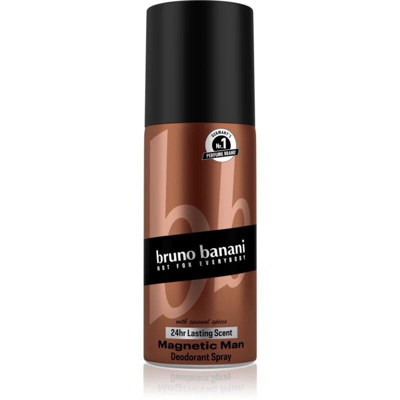 Bruno Banani Magnetic Man deodorant v pršilu 24 ur za moške 150 ml