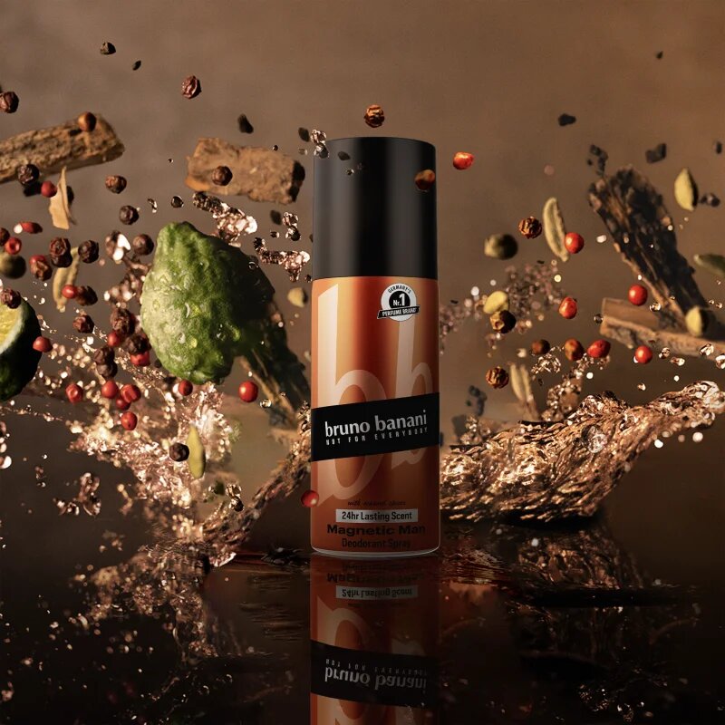 Bruno Banani Magnetic Man deodorant v pršilu 24 ur za moške 150 ml