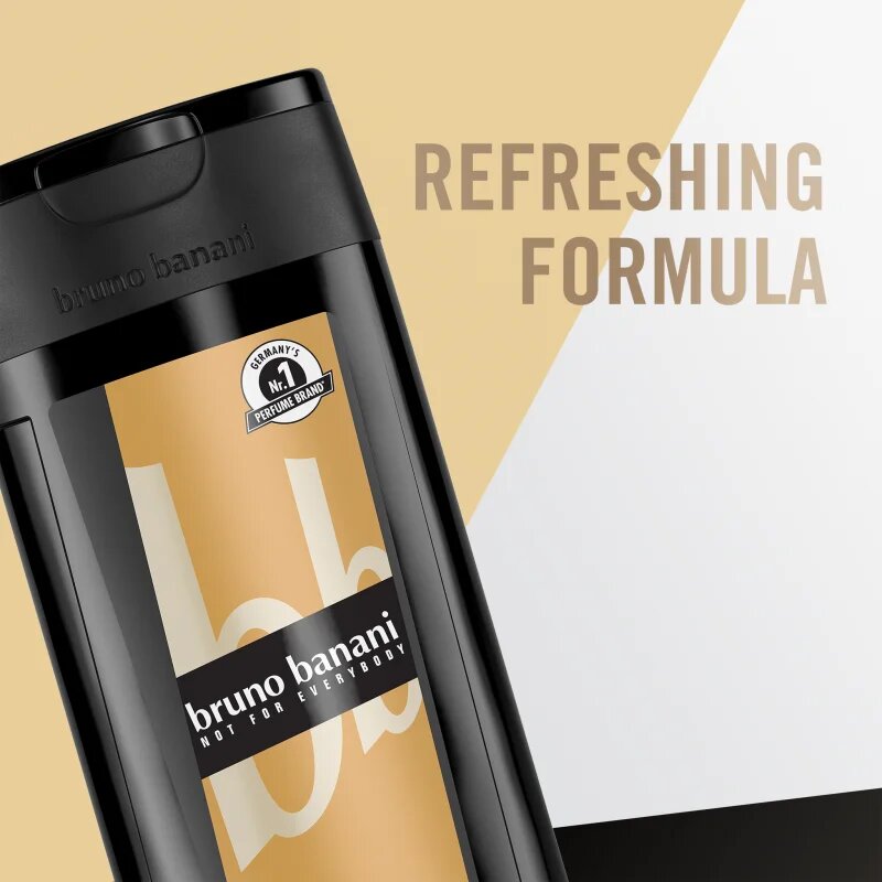 Bruno Banani Man's Best osvežujoč gel za prhanje 3v1 za moške 250 ml