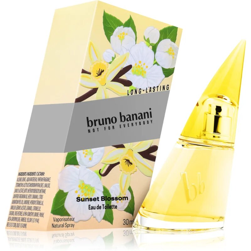Bruno Banani Sunset Blossom Jasmine & Vanilla toaletna voda za ženske 30 ml