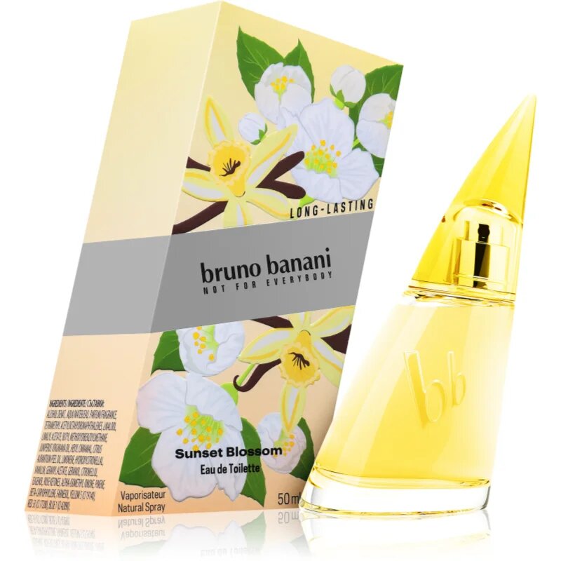 Bruno Banani Sunset Blossom Jasmine & Vanilla toaletna voda za ženske 50 ml