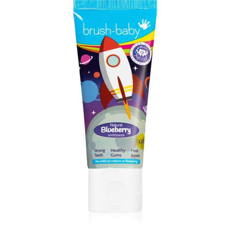 Brush Baby Rocket otroška zobna pasta borovnica 50 ml