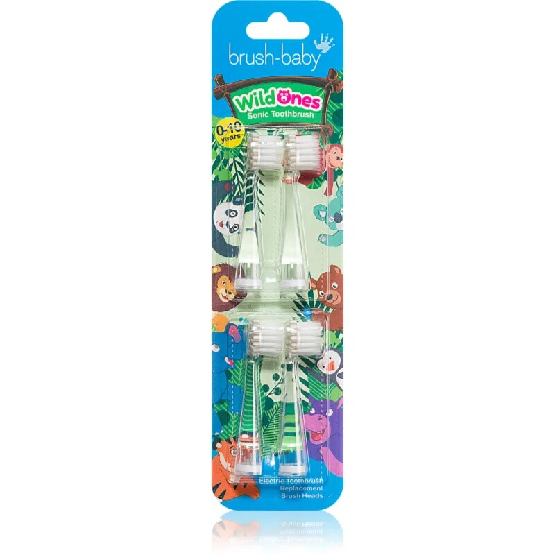 Brush Baby WildOnes Brush Heads nadomestne glave 4 kos