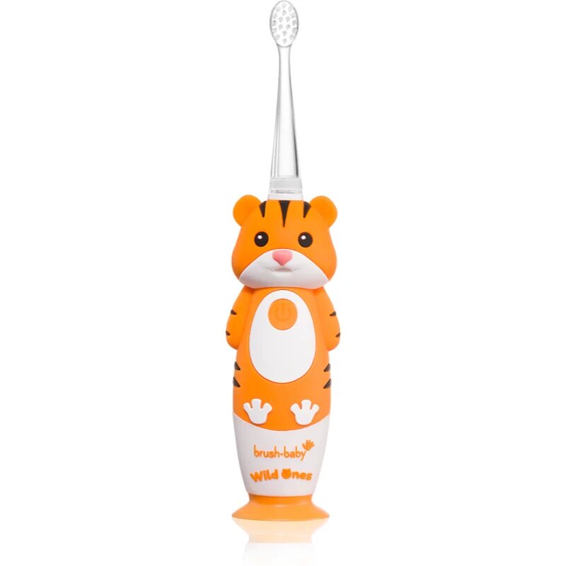 Brush Baby WildOnes WildOne električna zobna ščetka + 2 nadomestni glavi za otroke Tiger 1 kos