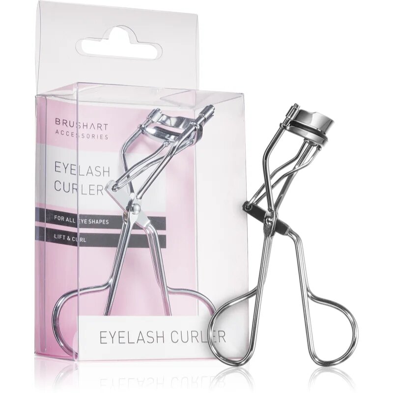 BrushArt Accessories Eyelash curler klešče za trepalnice Silver 1 kos