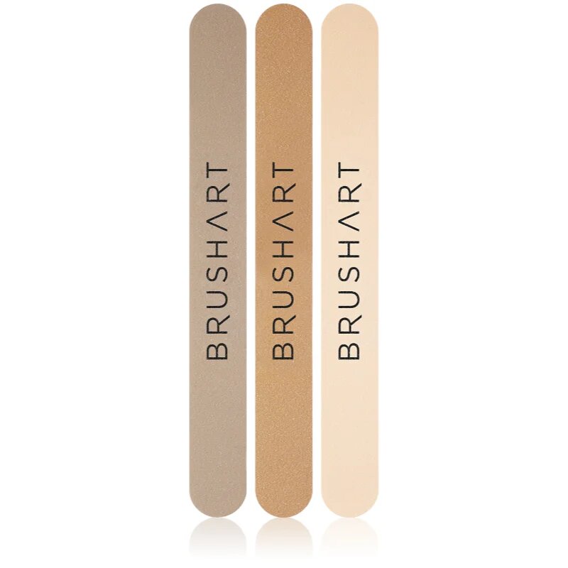 BrushArt Accessories Nail file set set pilic odtenek Beige 3 kos