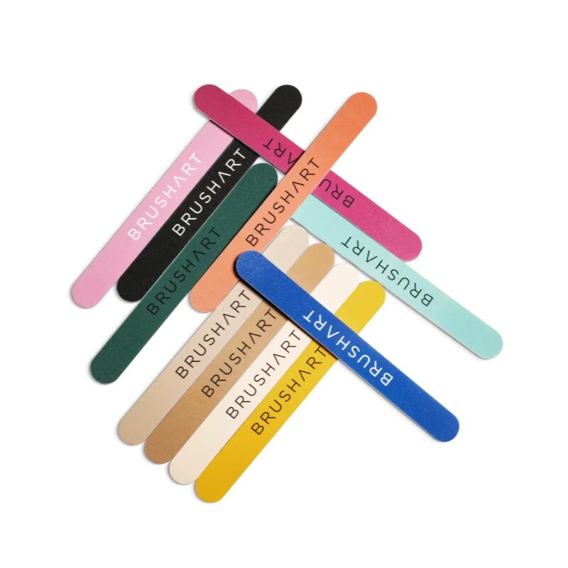 BrushArt Accessories Nail file set set pilic odtenek Beige 3 kos