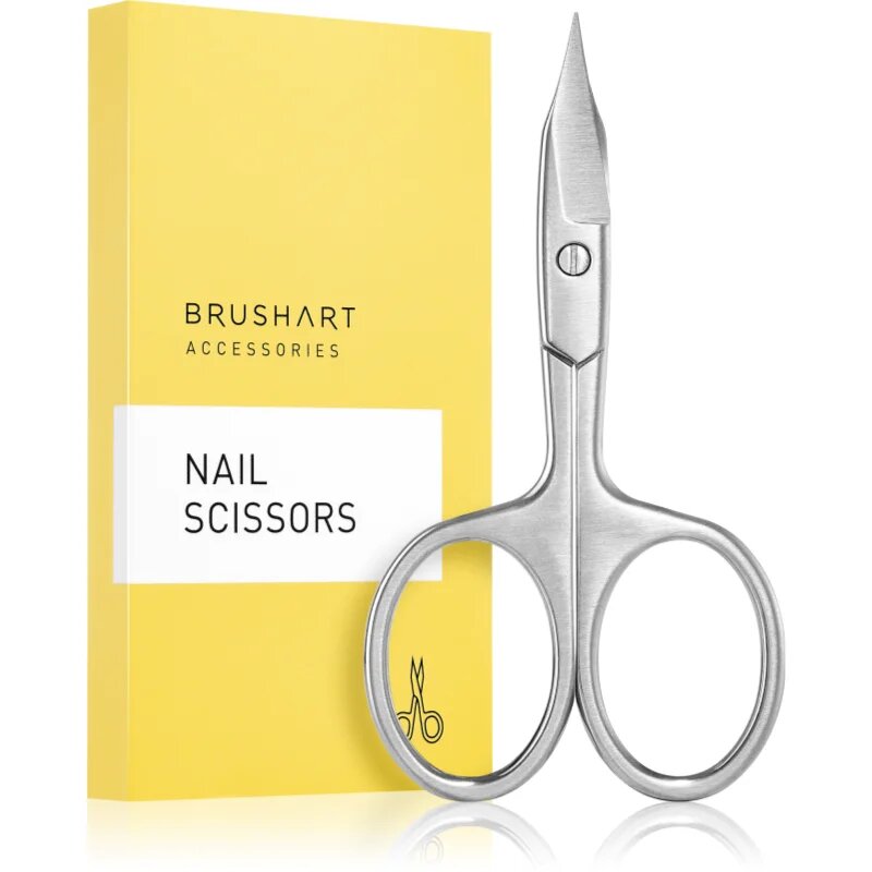 BrushArt Accessories Nail scissors škarje za nohte odtenek SIlver 1 kos