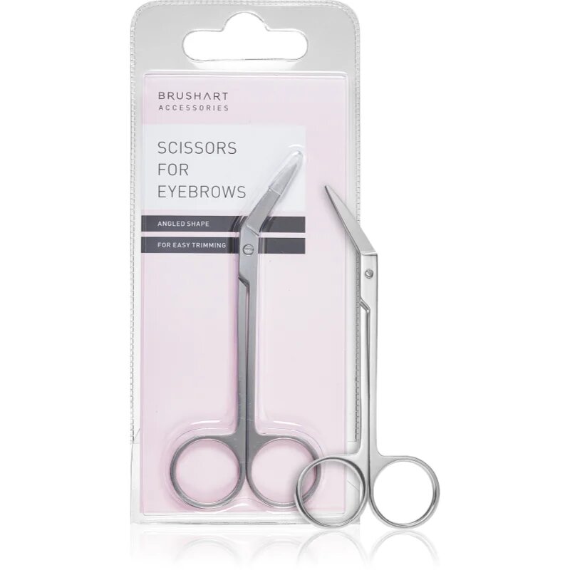 BrushArt Accessories Scissors for eyebrows škarje za obrvi 1 kos
