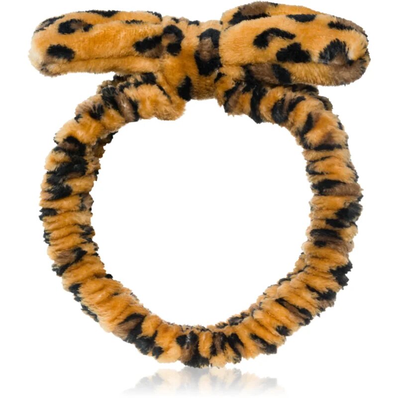 BrushArt Accessories Skincare headband kozmetični trak za glavo Leopard 1 kos