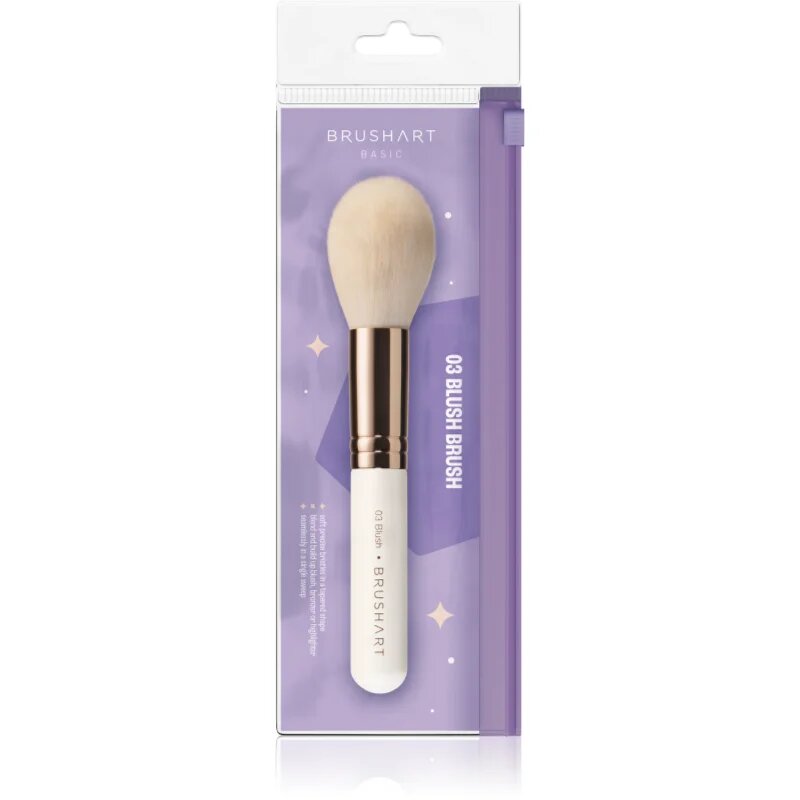 BrushArt Basic Blush brush čopič za rdečilo 1 kos