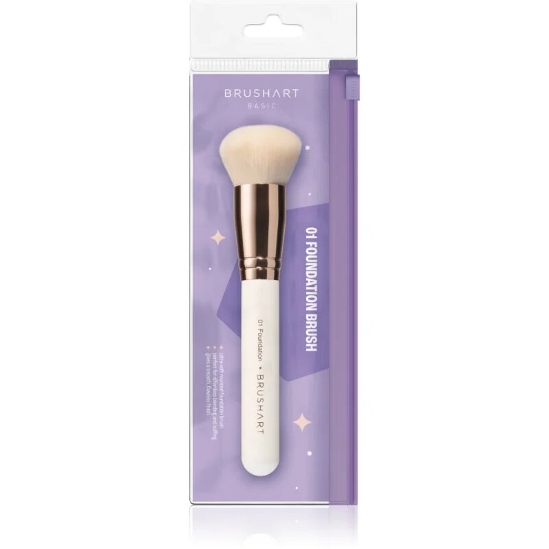 BrushArt Basic Foundation brush čopič za make-up 1 kos