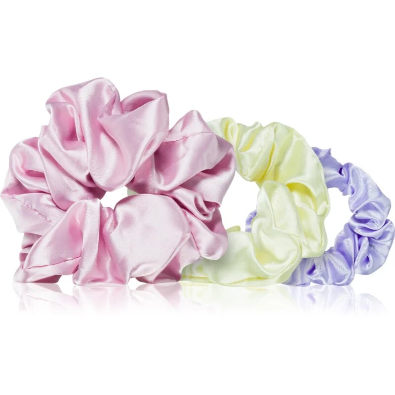 BrushArt Daisy Dreams Satin Scrunchies Set elastike za lase 3 kos