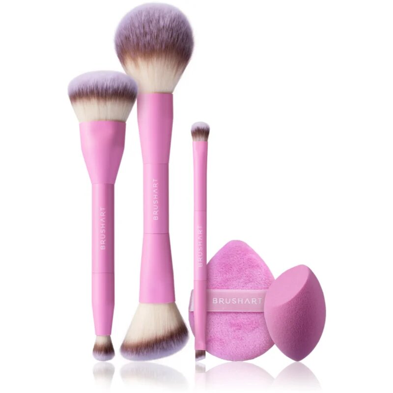 BrushArt Double Duty 5-Piece Essentials Brush & Sponge Set set čopičev