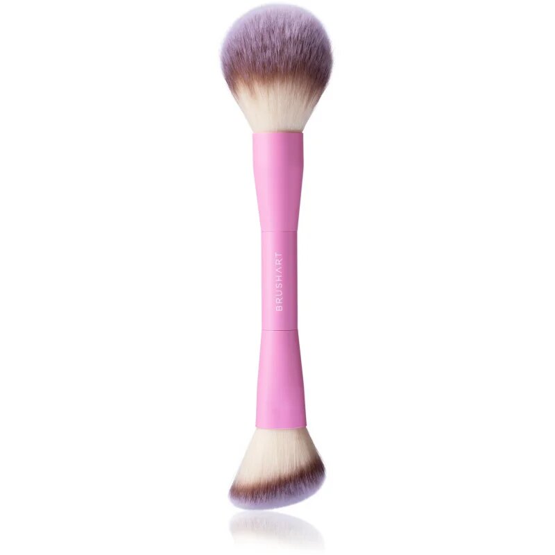 BrushArt Double Duty Blush & Powder brush čopič za rdečilo in puder obojestranski 1 kos