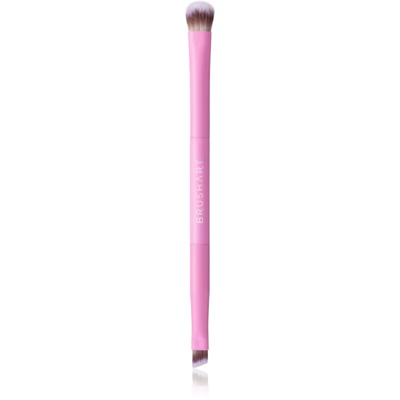 BrushArt Double Duty Eyeliner & Eyeshadow brush čopič za nanašanje senčil in črtal za oči obojestranski 1 kos
