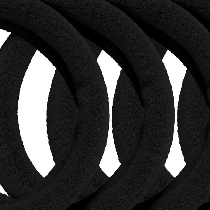 BrushArt Hair Band elastike za lase Black 6 kos