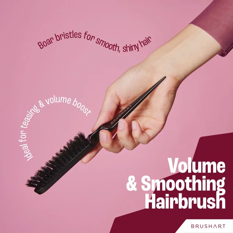 BrushArt Hair Boar bristle volume hairbrush krtača za volumen las 1 kos