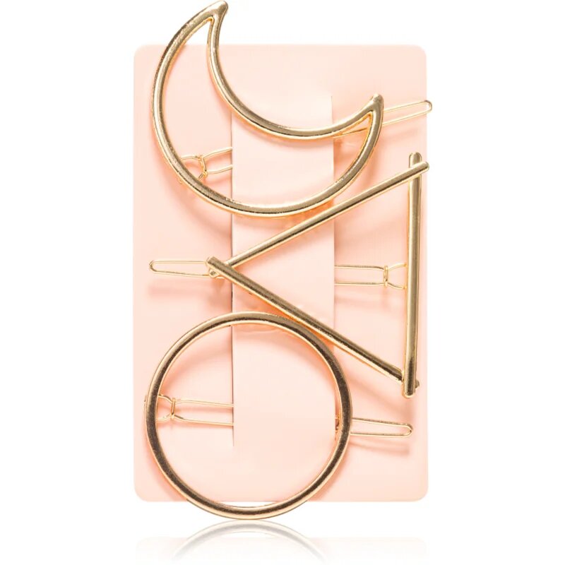 BrushArt Hair Clip sponke za lase Simple Shapes 3 kos